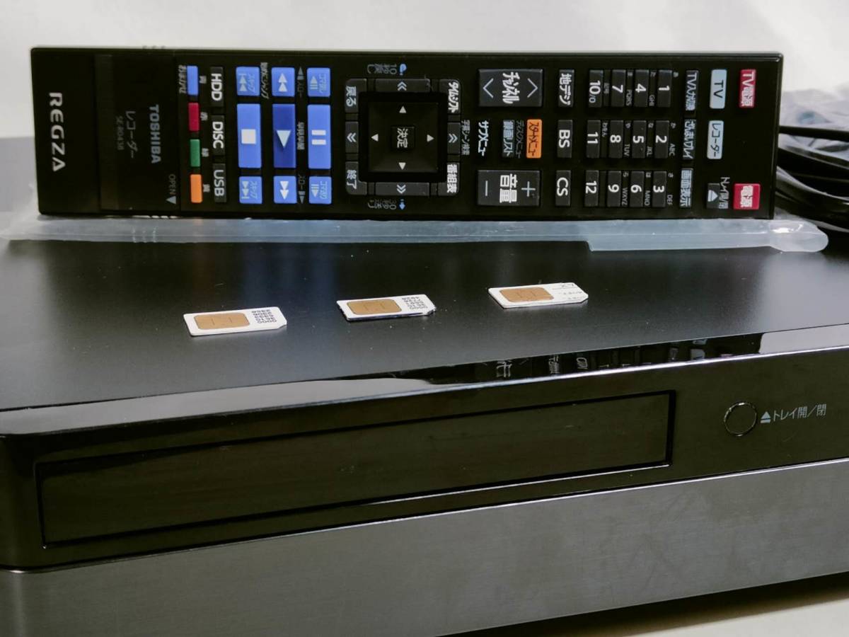 ☆東芝 REGZA DBR-M590 6ＴＢ 3チューナーー レグザ ブルーレイ