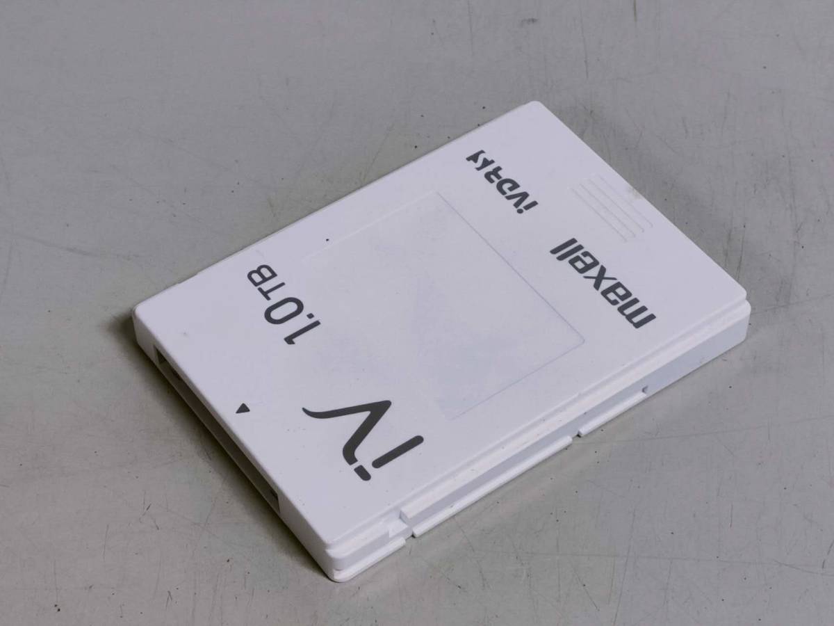 ☆送料無料☆ iVDR-S カセットハードディスクマクセル/maxell ホワイト