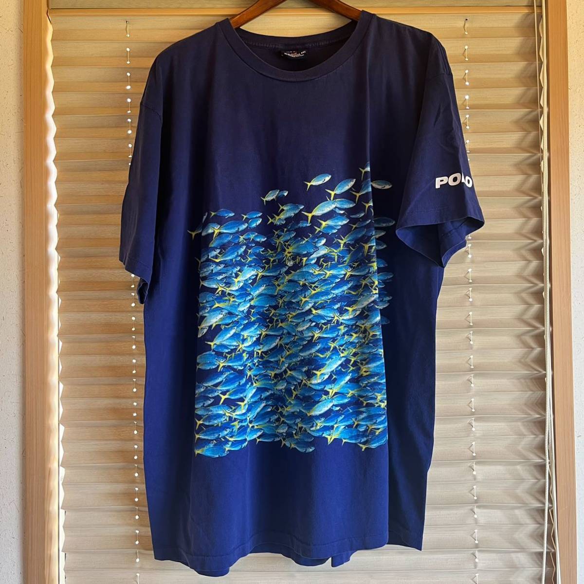 XXL POLO SPORT RALPH LAUREN fish shirt フィッシュ Tシャツ ショーツ セットアップrrl country 1992 1993 stadium snow beach