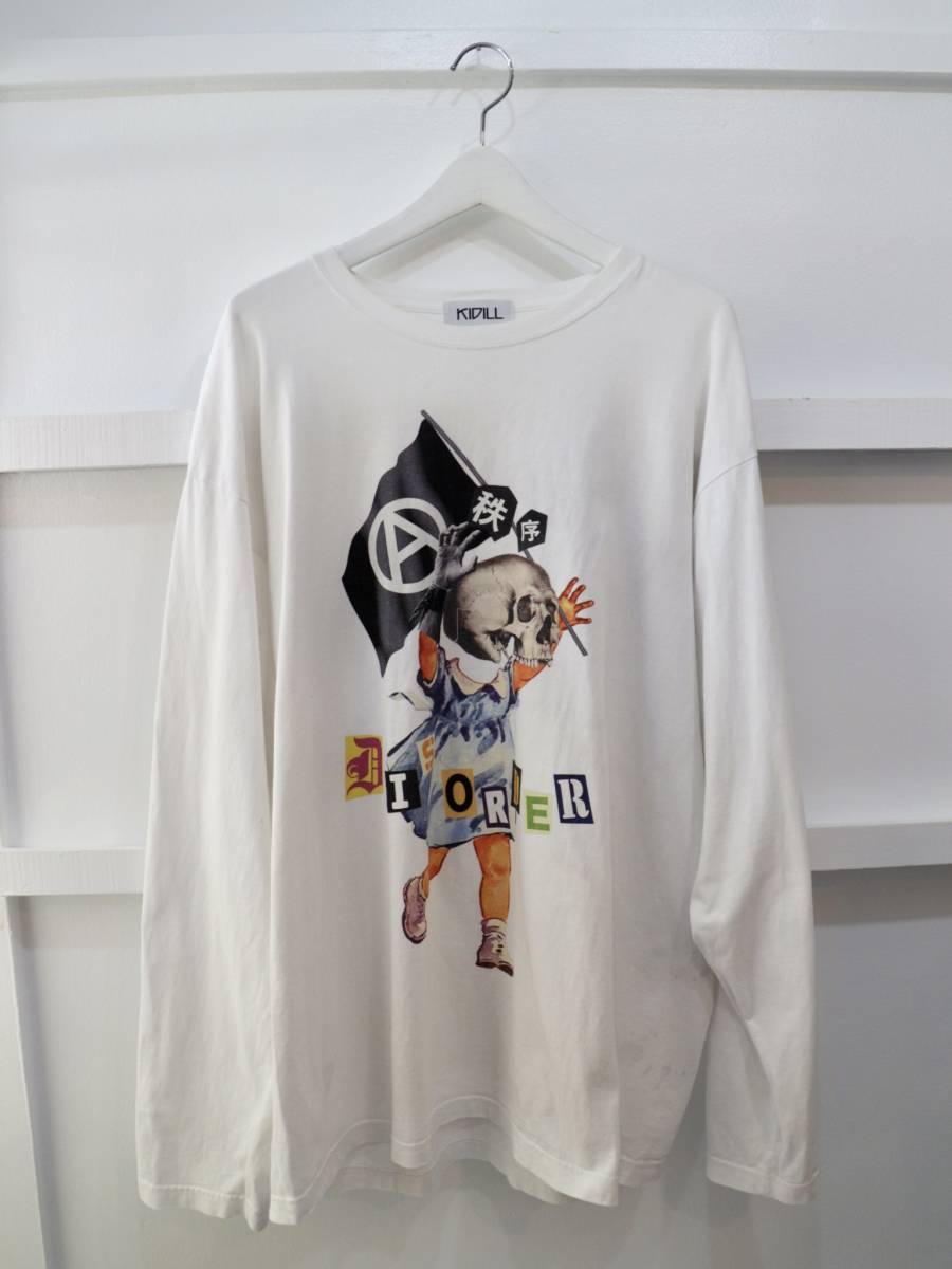 KIDILL キディル グラフィックプリント オーバーサイズ ロンT KIDILL キディル グラフィックプリント オーバーサイズ ロンT