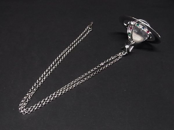 # ultimate beautiful goods # Vivienne Westwood Vivienne Westwood new ja Ian too-b rhinestone necklace silver group AM9025