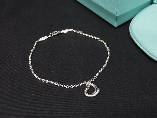 ■新品■未使用■ TIFFANY＆Co. ティファニー エルサペレッティ オープンハート SV925 ブレスレット アクセサリー シルバー系 AM9017_画像1