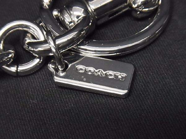 # new goods # unused # COACH Coach horse car key ring key holder bag charm men's lady's silver group × gold group BF0903