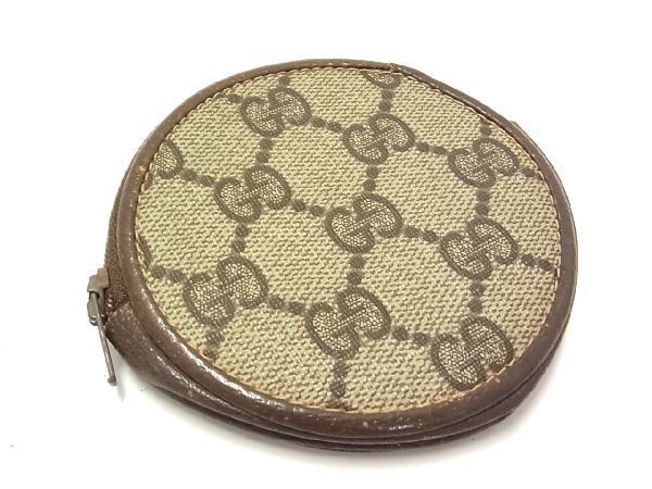 1円GUCCI グッチオールドグッチヴィンテージGG柄PVC コインケース