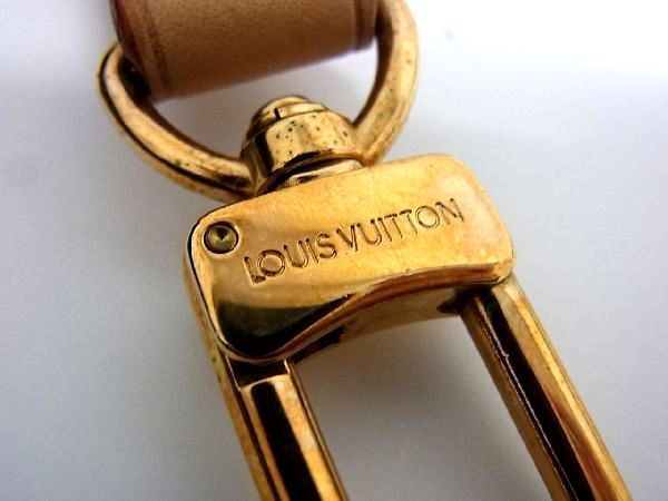 ■極美品■ LOUIS VUITTON ルイヴィトン ゴールド金具 バッグ用 ショルダーストラップ 肩掛け レディース ブラウン系 AN9364_画像4