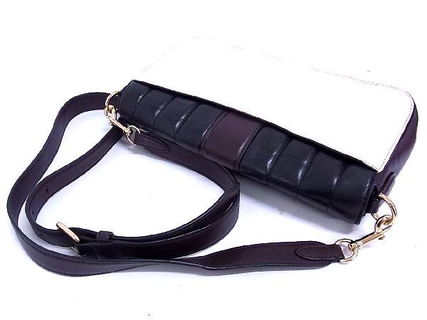 1円 COACH コーチ 5555 ジョージ レザー キルティング クロスボディ