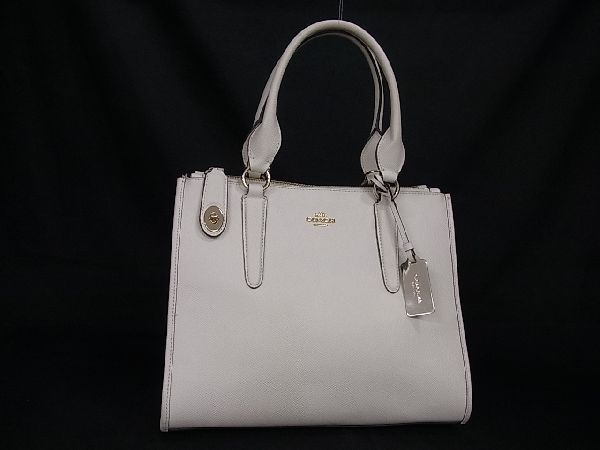 1円 □美品□ COACH コーチ 33995 レザー ハンドバッグ トートバッグ