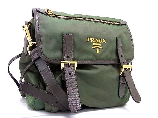1着でも送料無料 プラダ PRADA 1円 テスートナイロン×レザー AQ2931