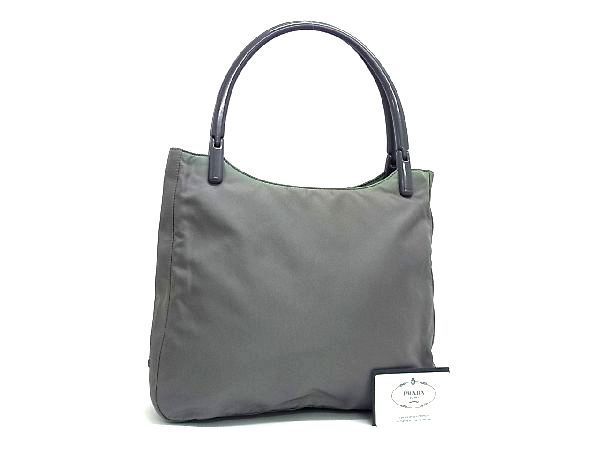 1円 PRADA プラダ B8366 テスートナイロン プラスチックハンドル