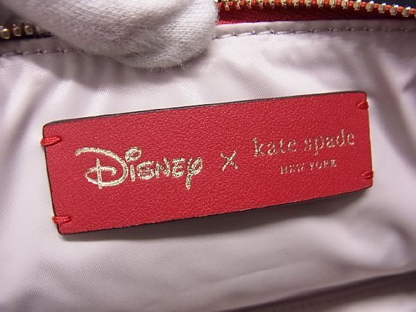 # new goods # unused # kate spade Kate Spade K8243 Disney collaboration 101 Dalmatians kruela leather make-up pouch red group BF2242