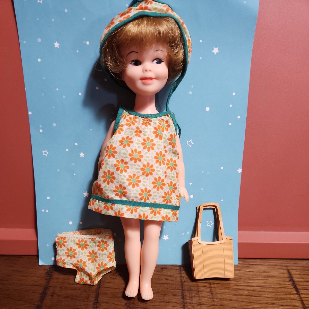 花　ヴィンテージ　ペニーブライト　ドール　doll　ペニー　1963 　初代リカちゃん　ブライス　スキッパー　好きな方　レトロ　着替人形　_画像1