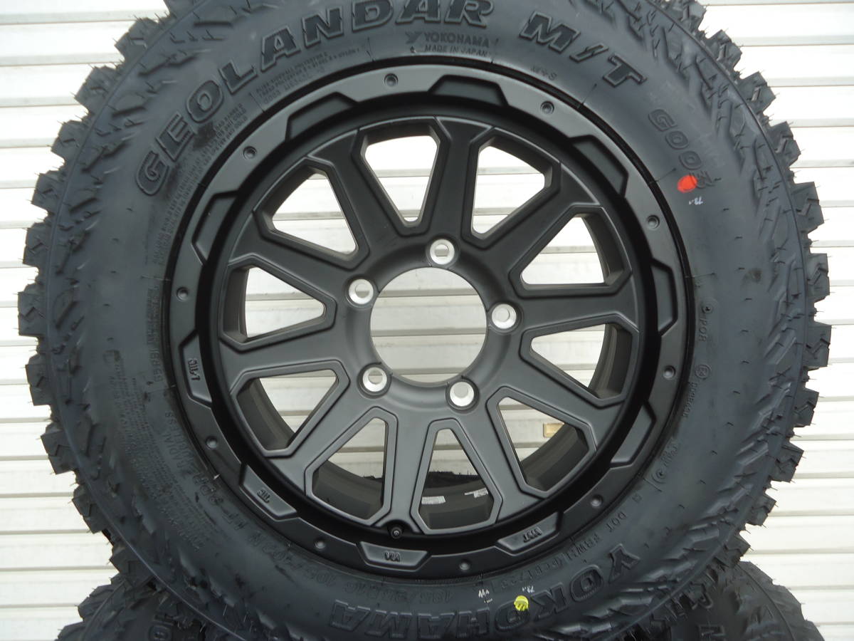 新品☆ヨコハマジオランダーM/T G003☆185/85R16ゴツゴツタイヤ☆ジムニーJA11 JA12 JB23 JB64☆ホイル付4本セット☆_画像2