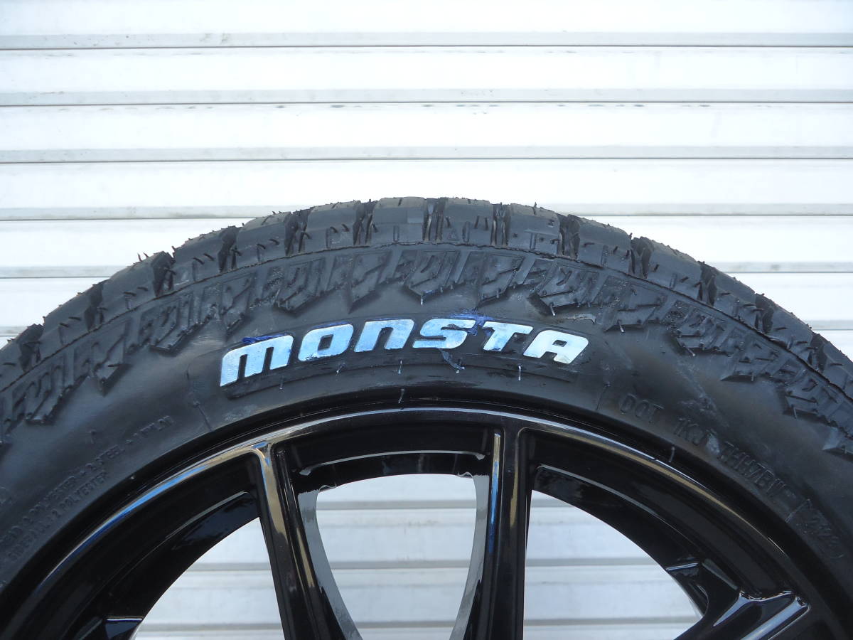 モンスタRTハイブリッド☆155/65R14☆ゴツゴツタイヤ☆アゲバンアゲトラ軽バン軽トラハイゼットエブリーサンバーキャリーデリカミニ_画像6