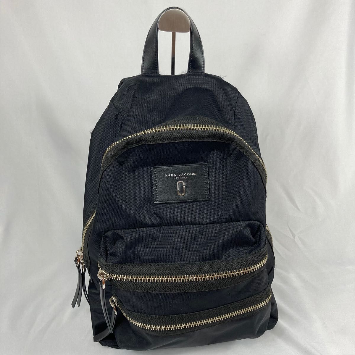 美品 MARC JACOBS マークジェイコブス ダブルジップ リュック バック