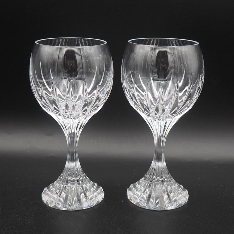 オンラインショップ】 Baccarat 2脚 H16cm ワイングラス マッセナ