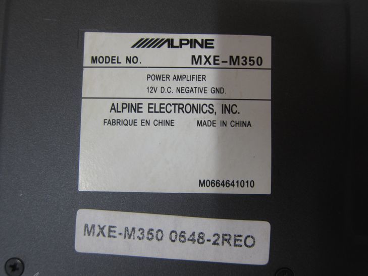 (276) Alpine центральный динамик MXE-M350 рабочее состояние подтверждено .^^b