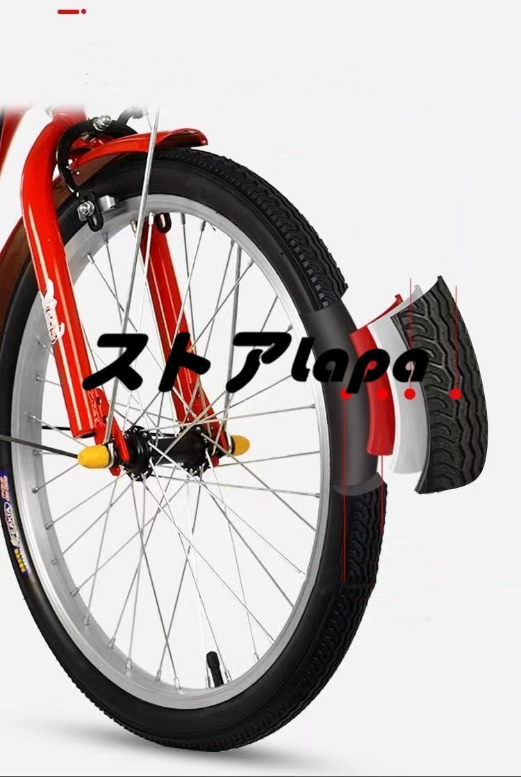 人気推薦 大人用 大容量 後カゴ付 三輪自転車 収納便利 高齢者用 前輪20インチ・後輪16インチ 高さ調節可能 女性 男性 初心者の自転車 L787_画像6