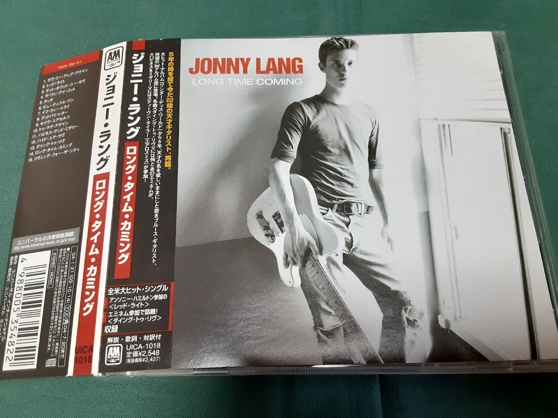 JONNY LANG　ジョニー・ラング◆『ロング・タイム・カミング』日本盤CDユーズド品_画像1