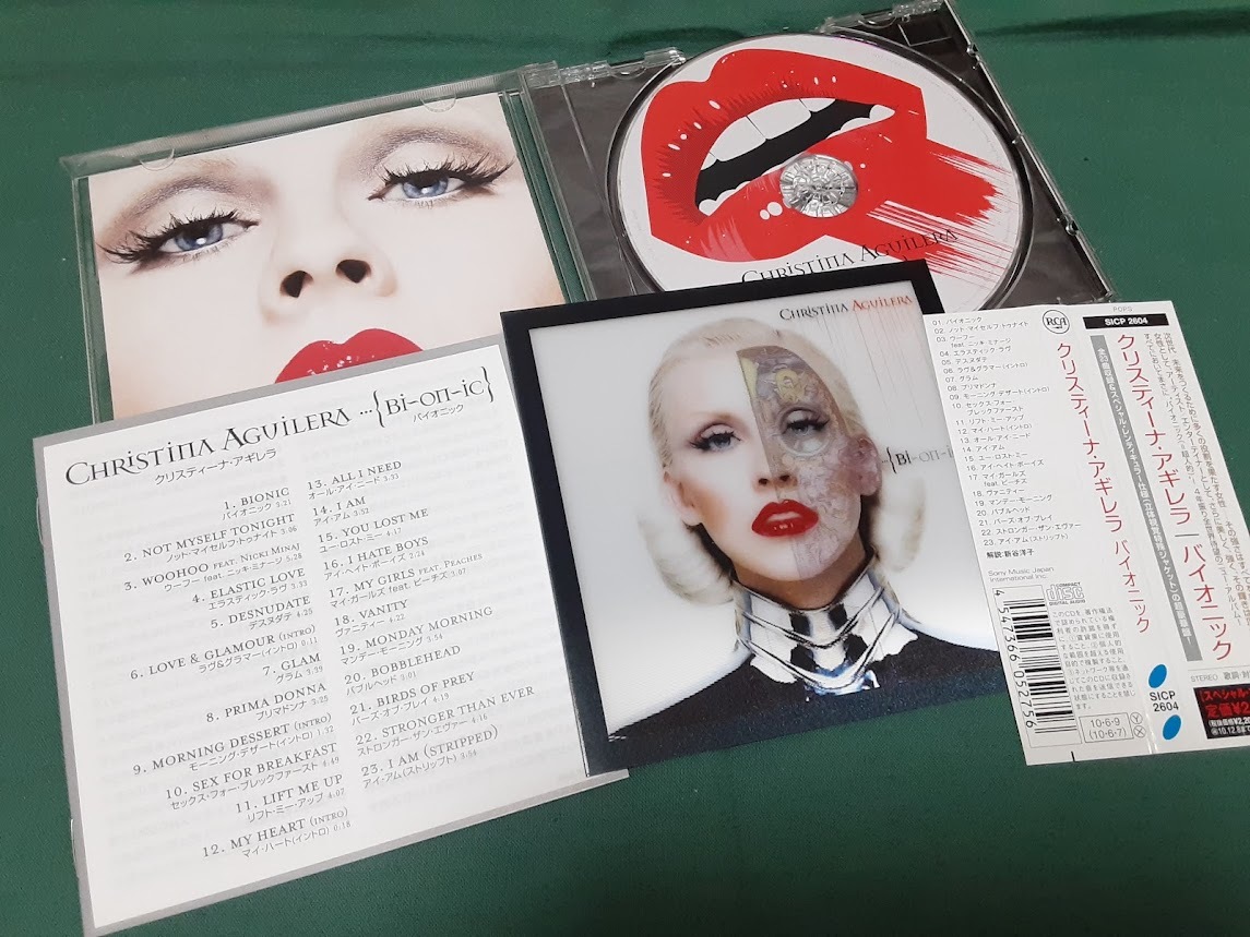 Christina Aguilera　クリスティーナ・アギレラ◆『バイオニック』国内盤CDユーズド品_画像1