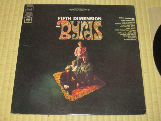 BYRDS バーズ FIFTH DIMENSION 霧の5次元 米LP 再プレス ハートマーク 霧8マイル ミスター・スペイスマン ヘイ・ジョー ロジャー・マッギン_画像1