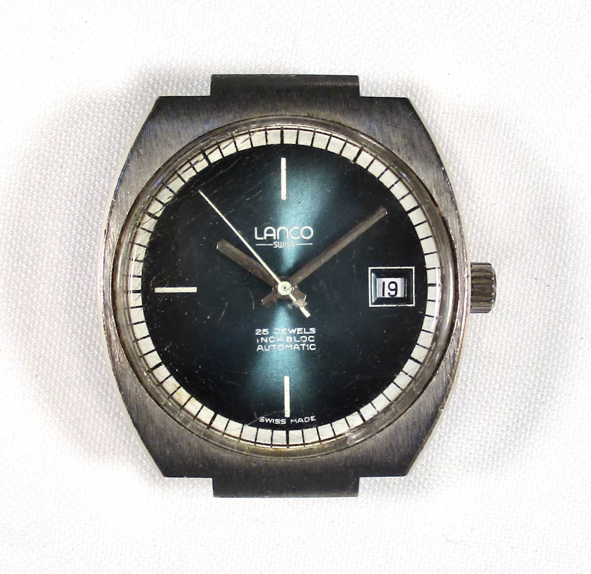☆ LANCO 紳士用　オートマ　25石　暦付　腕時計　1960年頃 スイス