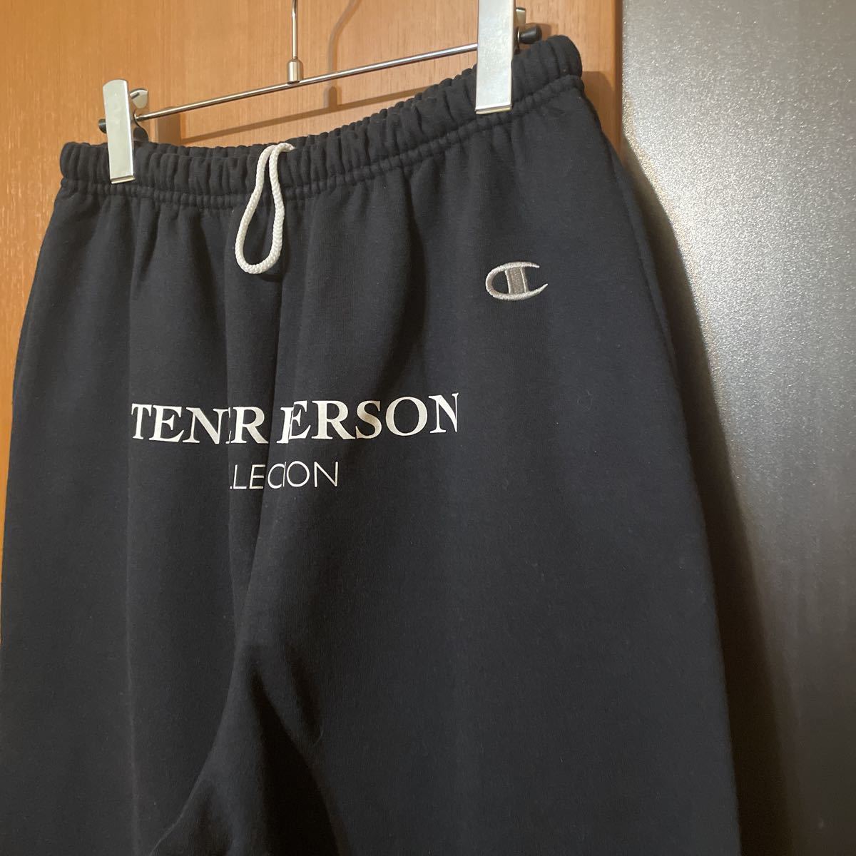 人気 定価21600円『TENDER PERSON』ADVERTISEMENT PANTS テンダーパーソン スウェットパンツ champion チャンピオン 古着 M_画像2