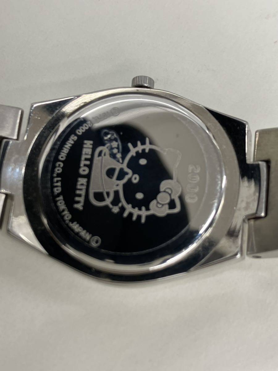 Hello Kitty ハローキティ 9,500本限定記念ウォッチ 腕時計 2000年 ミレニアムイヤー 12時位置0.01ctダイヤ 希少の画像8