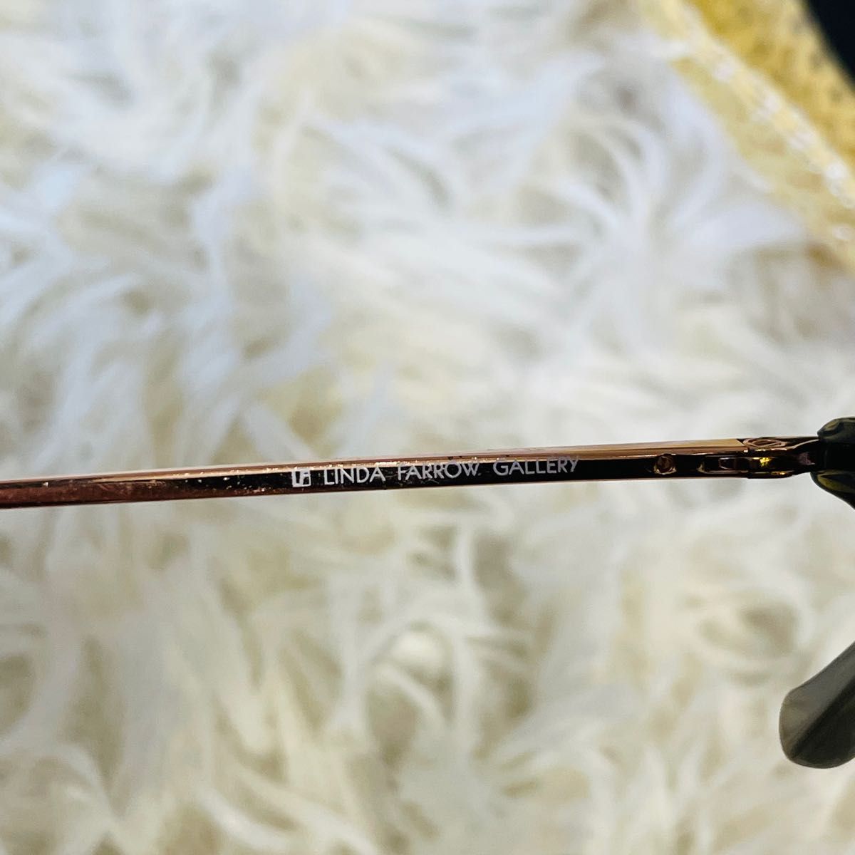 【美品】ドリスヴァンノッテンXリンダファローコラボ サングラス ブラウン