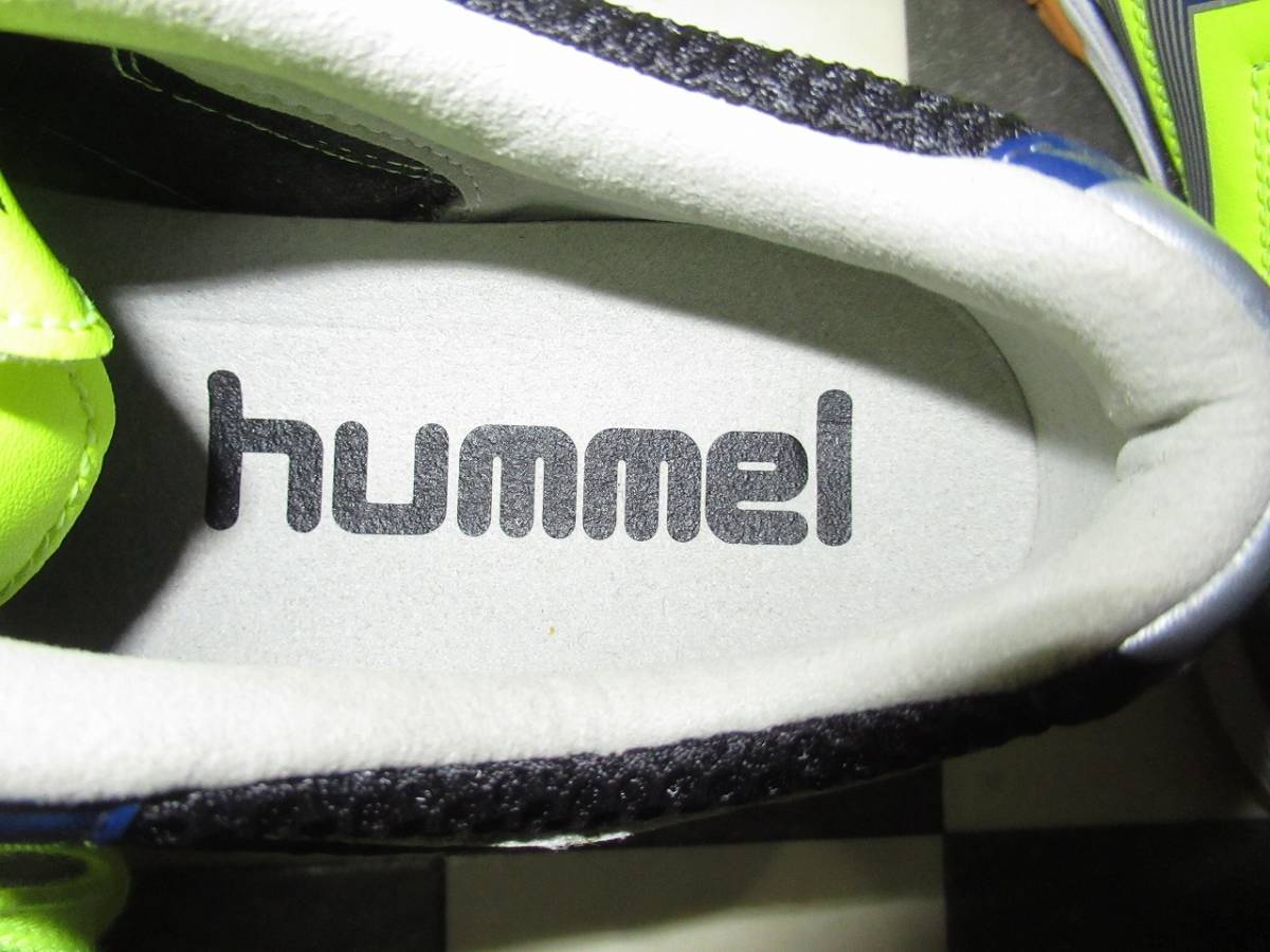 ★ヒュンメル/hummel★美品　アピカーレβ PRO PG　フットサルシューズ　フラッシュイエロー×ネイビー_画像9