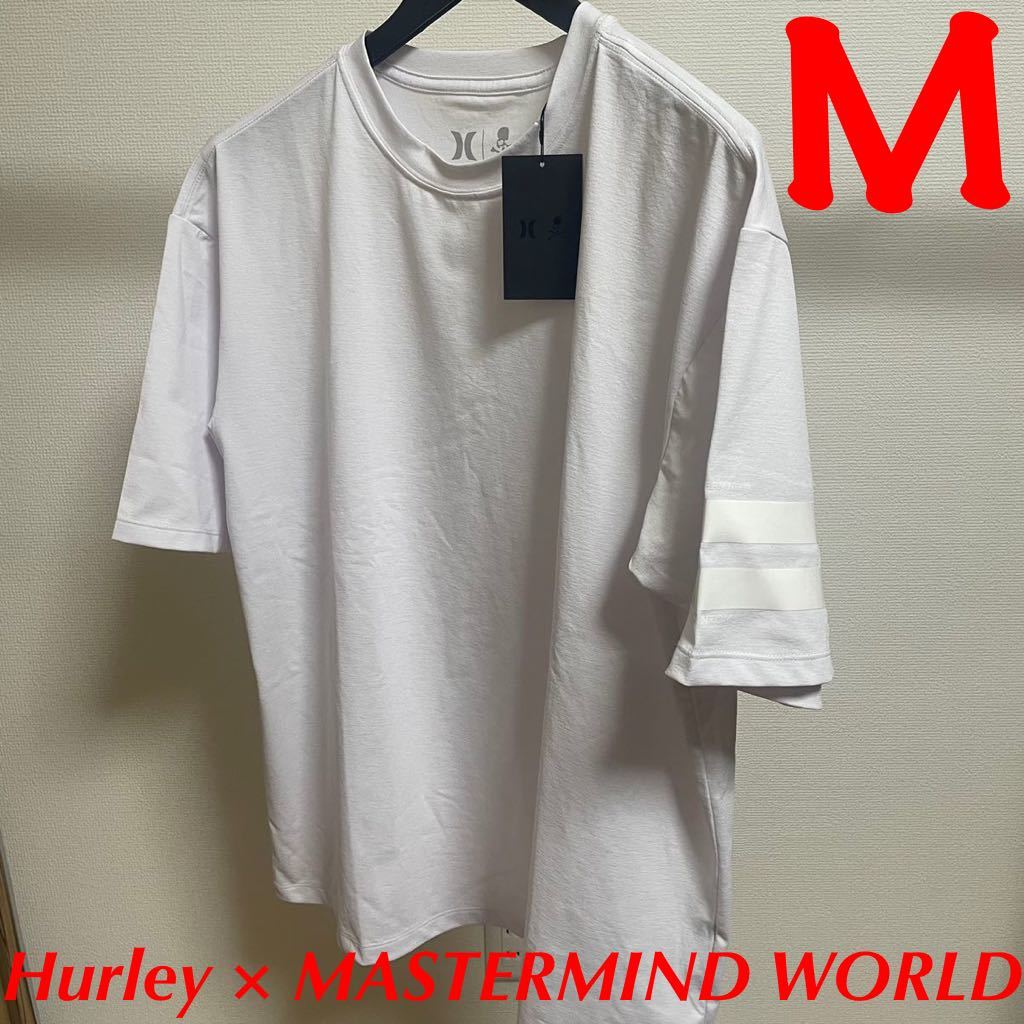 Hurley × MASTERMIND WORLD【PHANTOM TEE ファントムティー】【Mサイズ】ハーレー マスターマインドワールド 別注 半袖Tシャツ 白【新品】