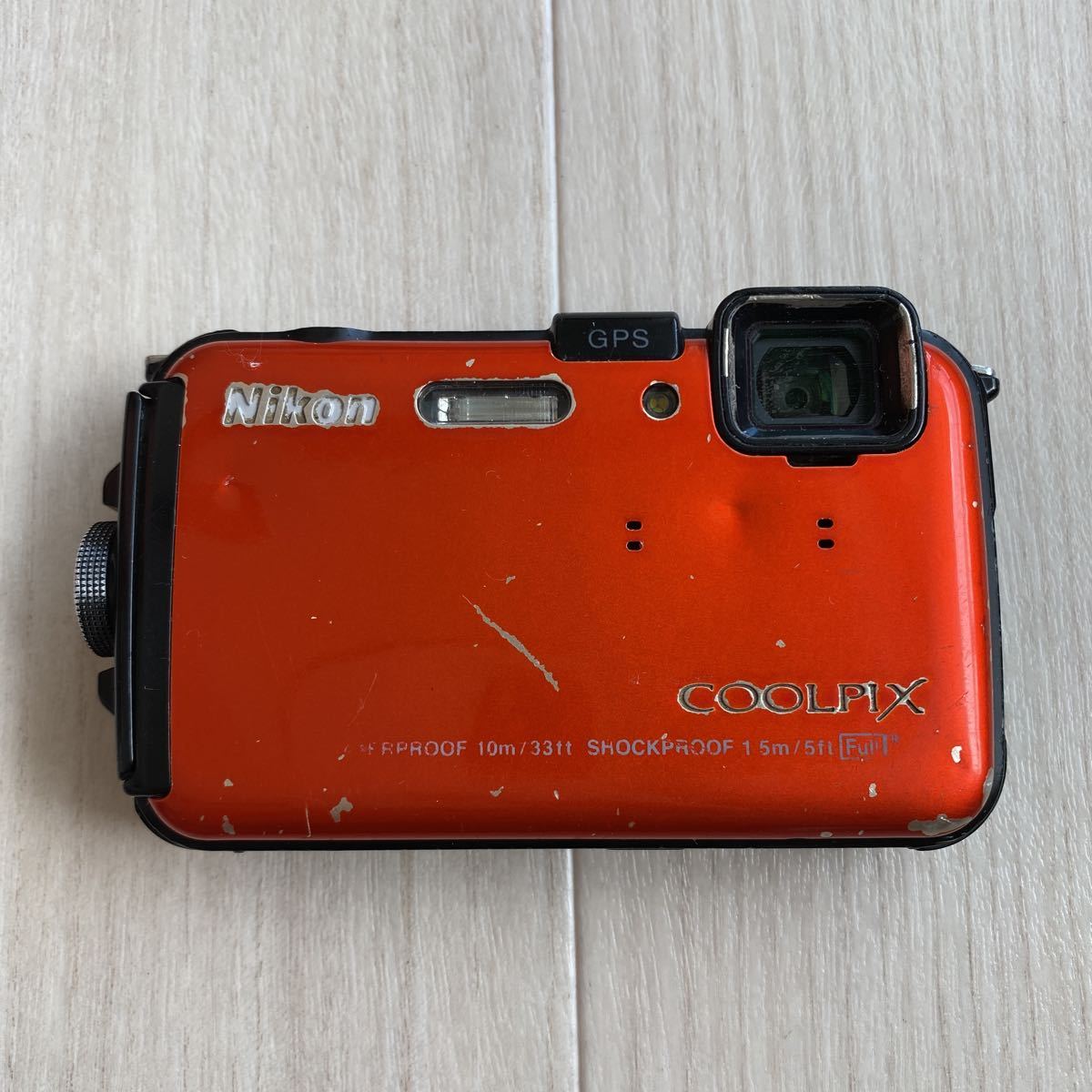 ●難あり Nikon COOLPIX AW100 ニコン クールピクス デジタルカメラ デジカメ 送料無料 D2022