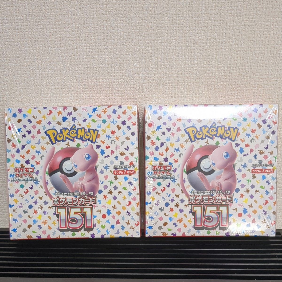 強化拡張パック 【ポケモンカード151】 未開封シュリンク付BOX 2箱