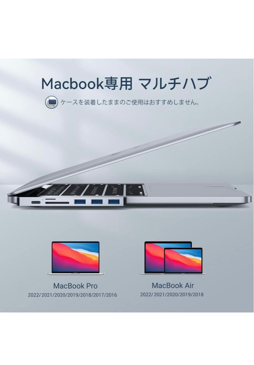 GIISSMO Macbook ハブ Macbook Air Pro 7ポート USB Type C ハブ USB C HDMI 