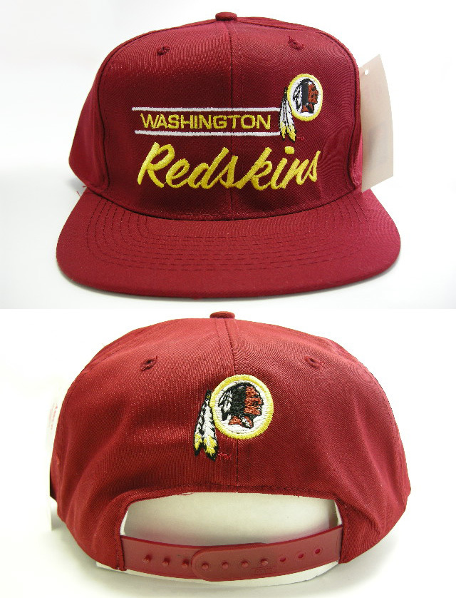 NFL ワシントン レッドスキンズ Redskins 90s VINTAGE デッドストック ビンテージ スナップバック キャップ CAP_画像1