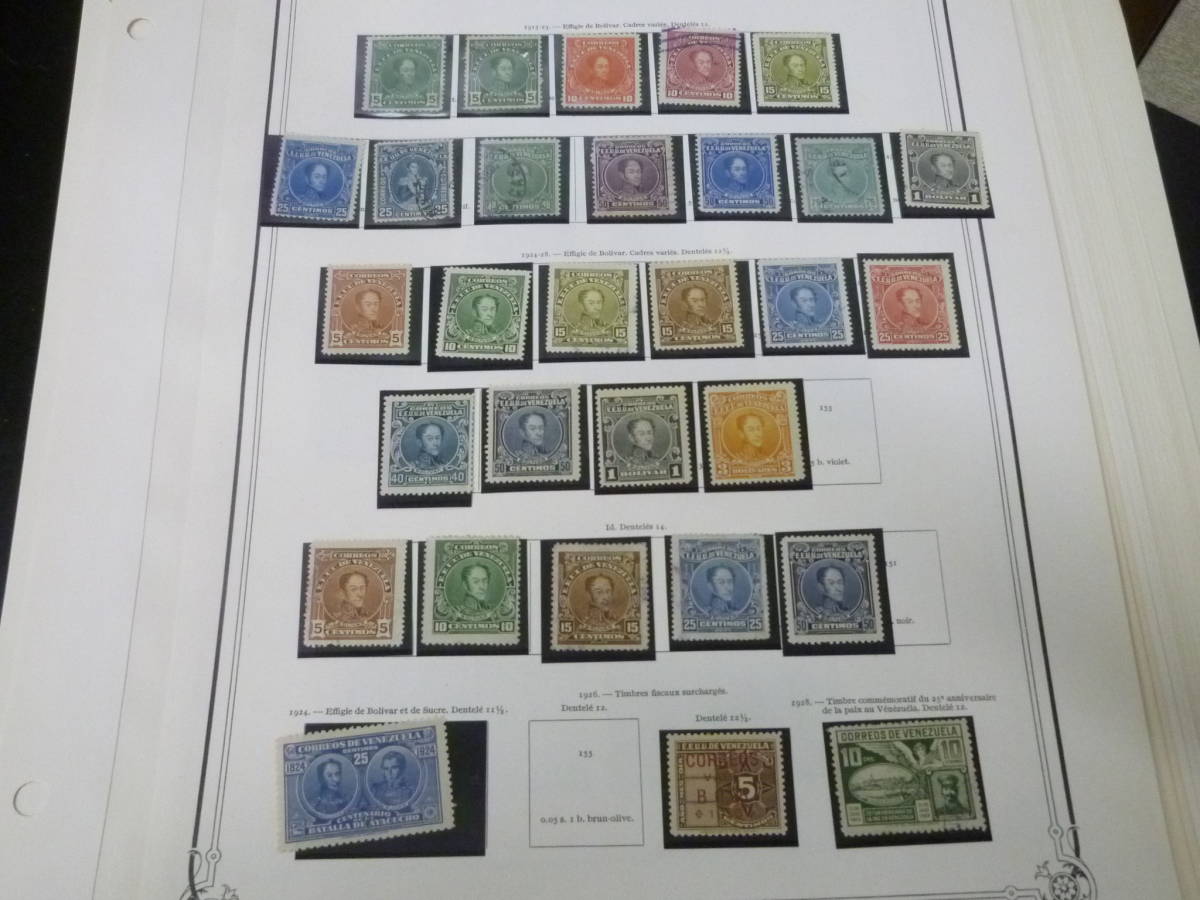 23L S NB130Abenezela stamp 1859-1959 year SC#1-310. inside . chapter all sorts . total 480 kind + 31 leaf [SC appraisal $926] large part used 