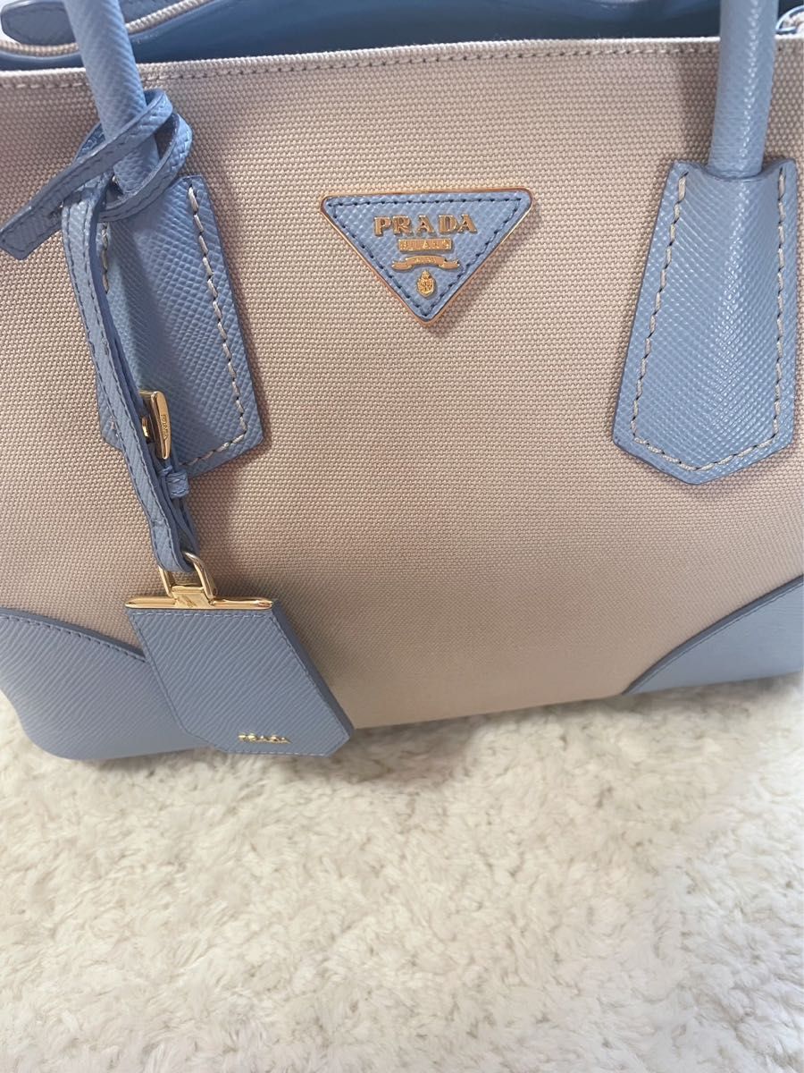 PRADA バック 極美品 プラダ サフィアーノ 2way プラダサフィアーノ サフィアーノレザー ハンドバッグ 2wayバッグ