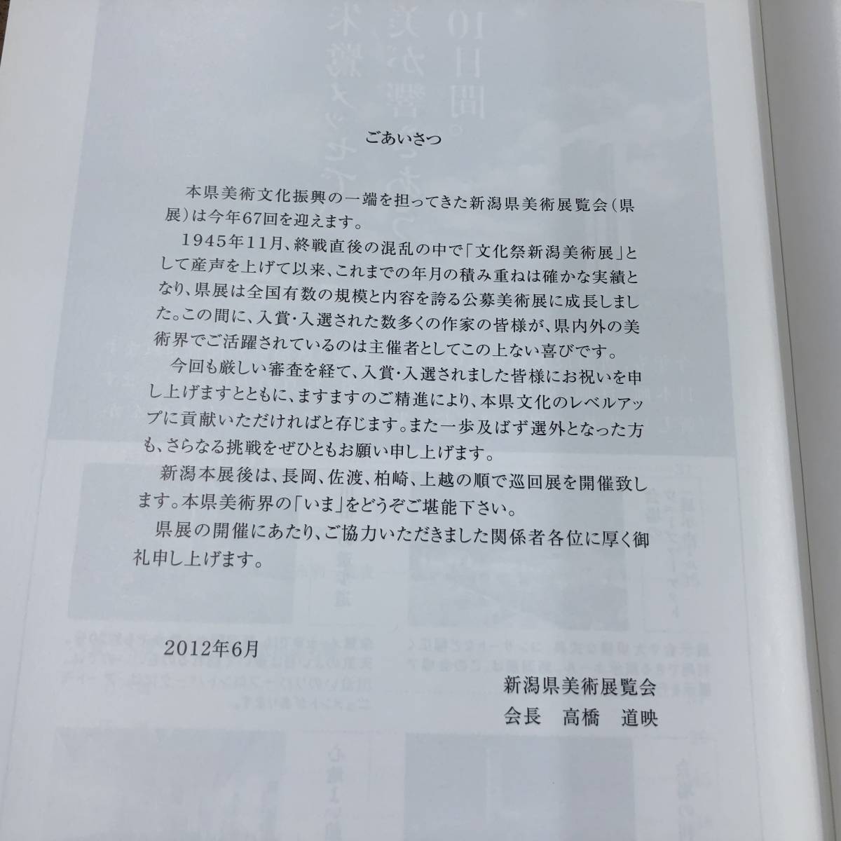 Q-8254■第67回 県展 2012年 新潟県美術展覧会■新潟日報/主催■日本画 洋画 版画 工芸 書道 写真 作品集_画像4