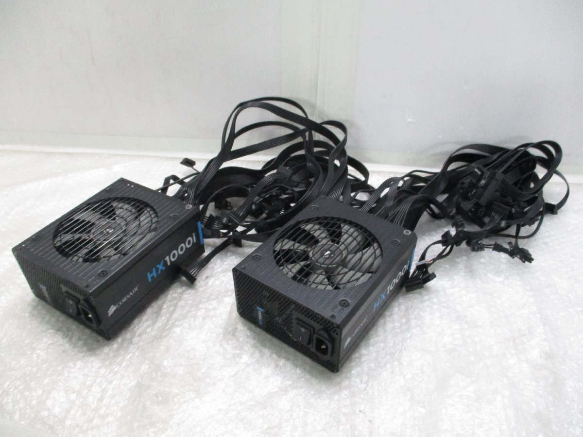 ☆CORSAIR コルセアHX1000i ATX電源ユニット1000W 80PLUS 2個セット