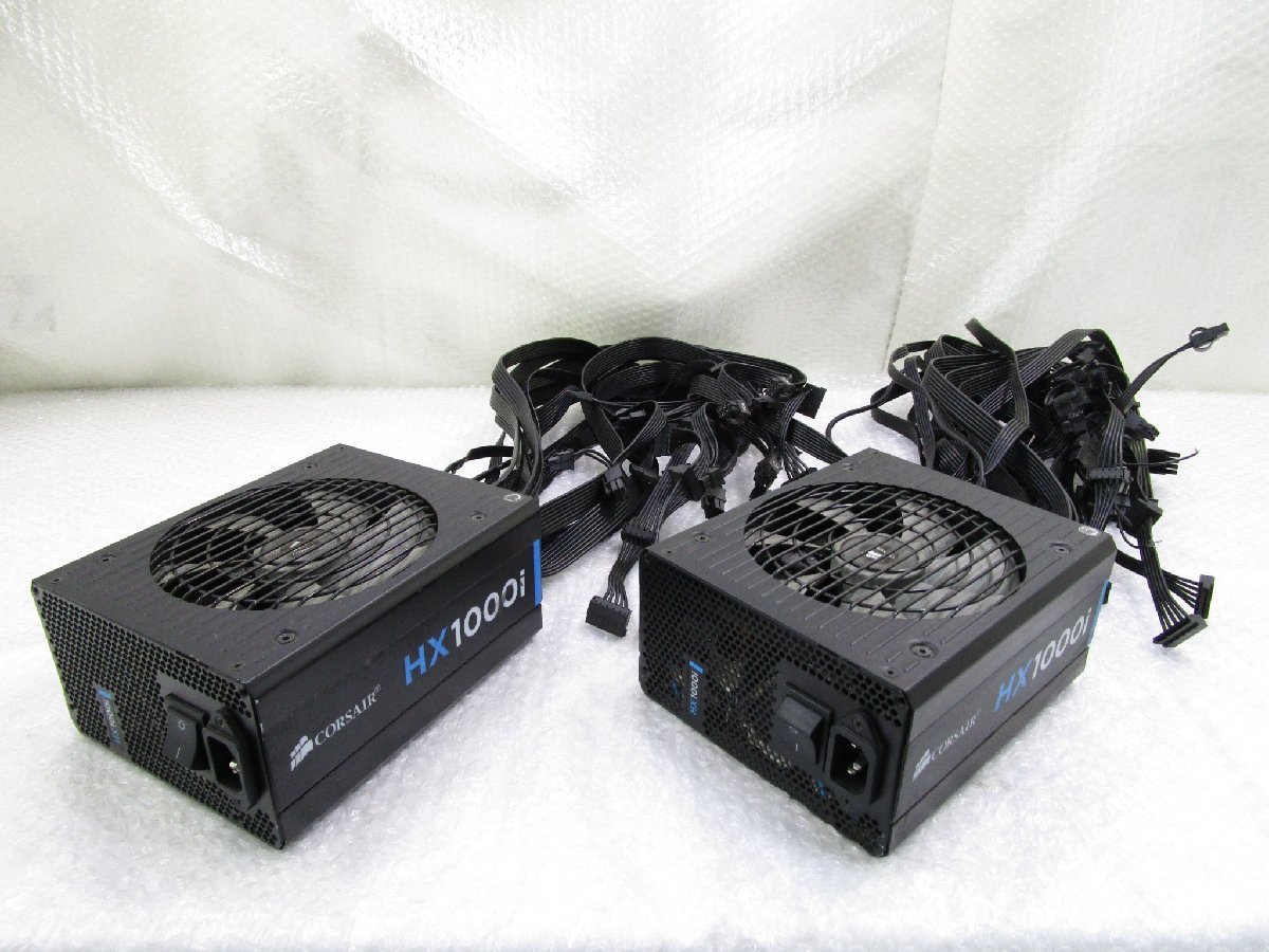 ☆CORSAIR コルセアHX1000i ATX電源ユニット1000W 80PLUS 2個セット