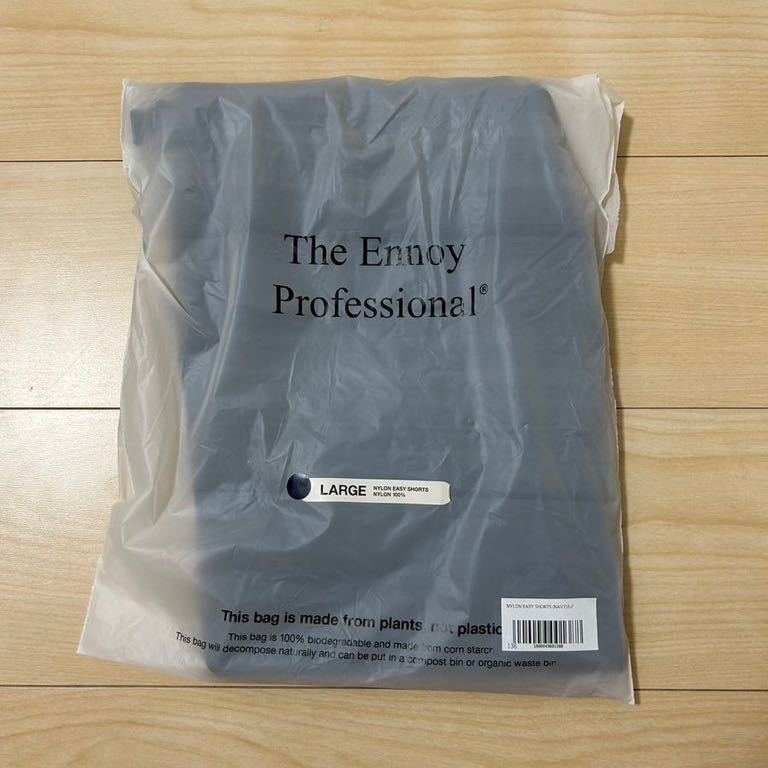 新品未開封】ENNOY Nylon Easy Shorts NAVY Lサイズ エンノイ ナイロン