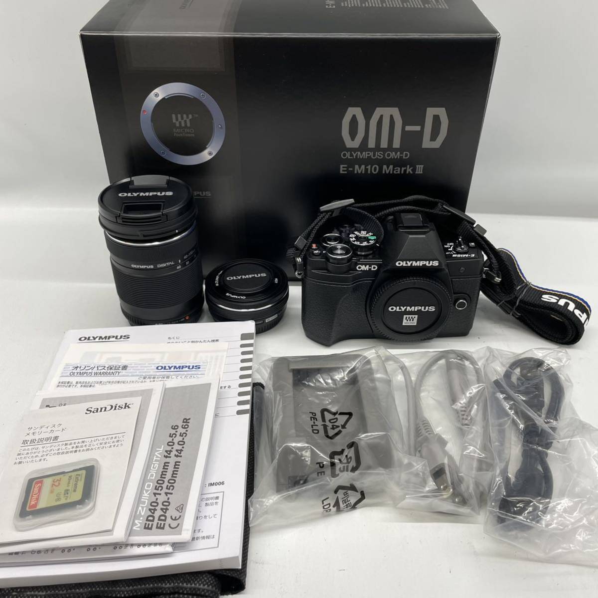 即納】 OM-D オリンパス OLYMPUS 現状品 ◎通電確認済み E-M10 ダブル