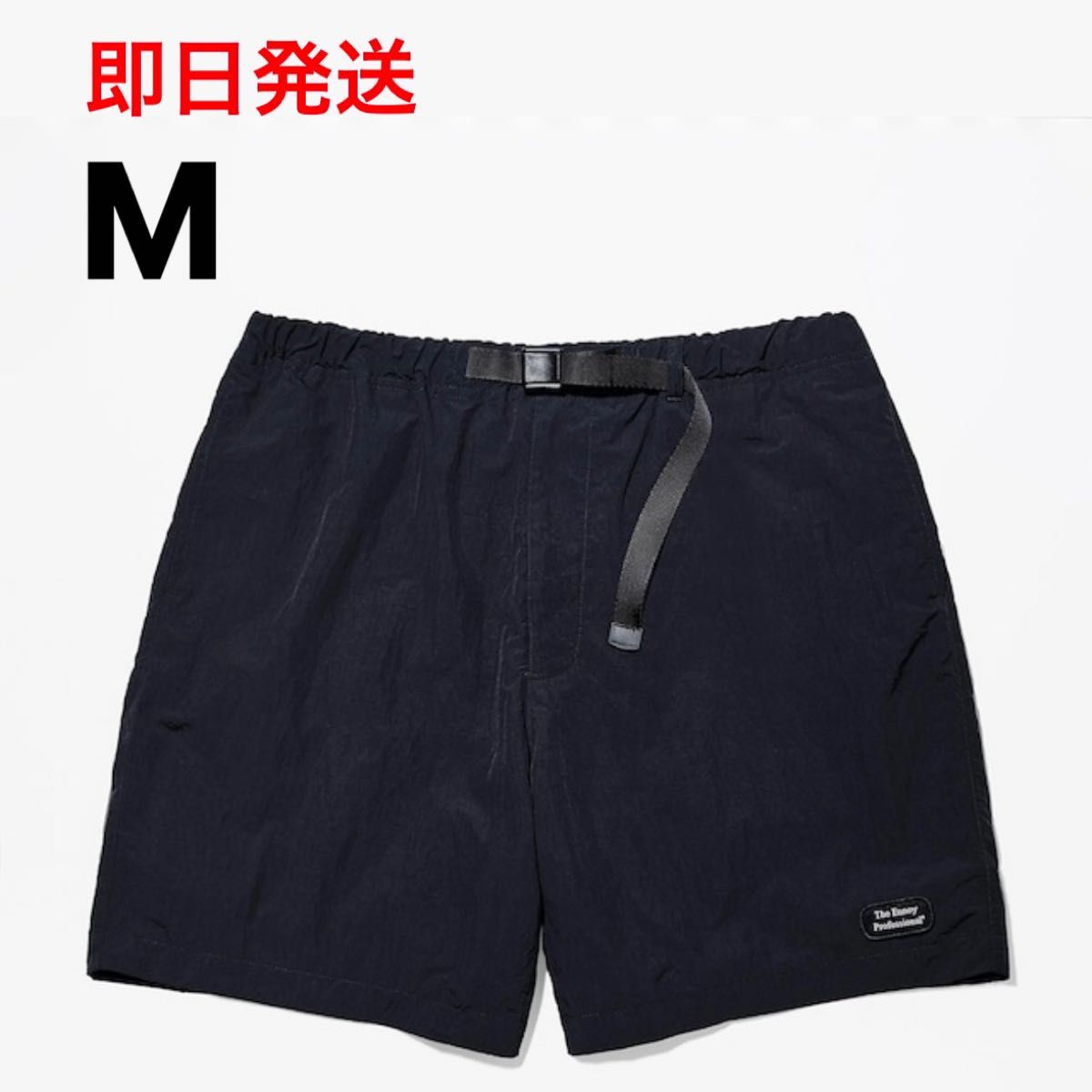 M ENNOY NYLON EASY SHORTS ショーツ 黒 エンノイ-