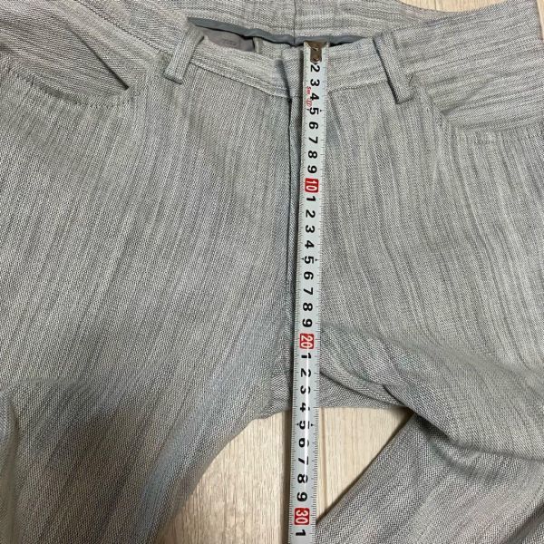 CK Calvin Klein gray cotton bread pants slacks trousers 