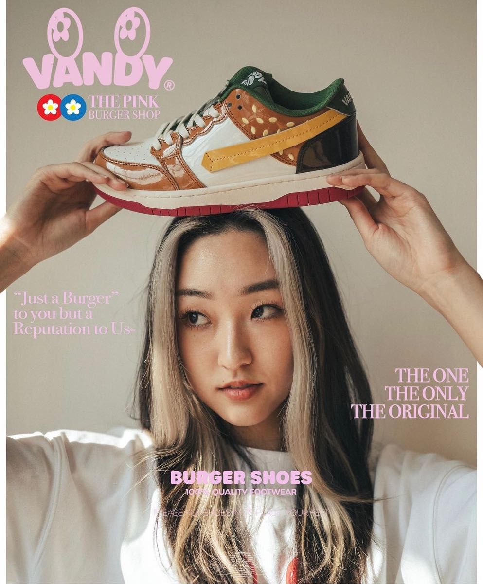 レアVandy the pink burger shoes V2 ソックス付き