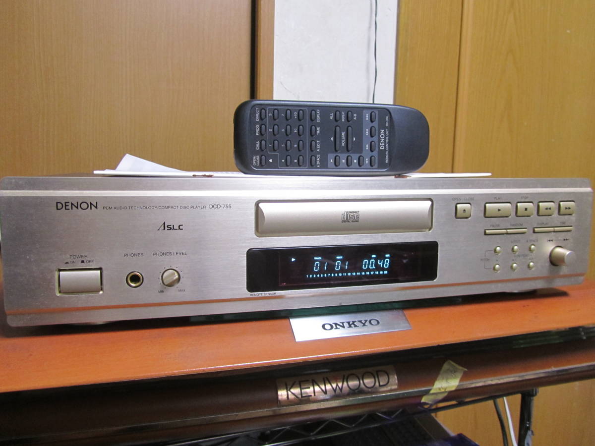 大好き DENON 動作良好 リモコン・取説付 DCD-755 DENON