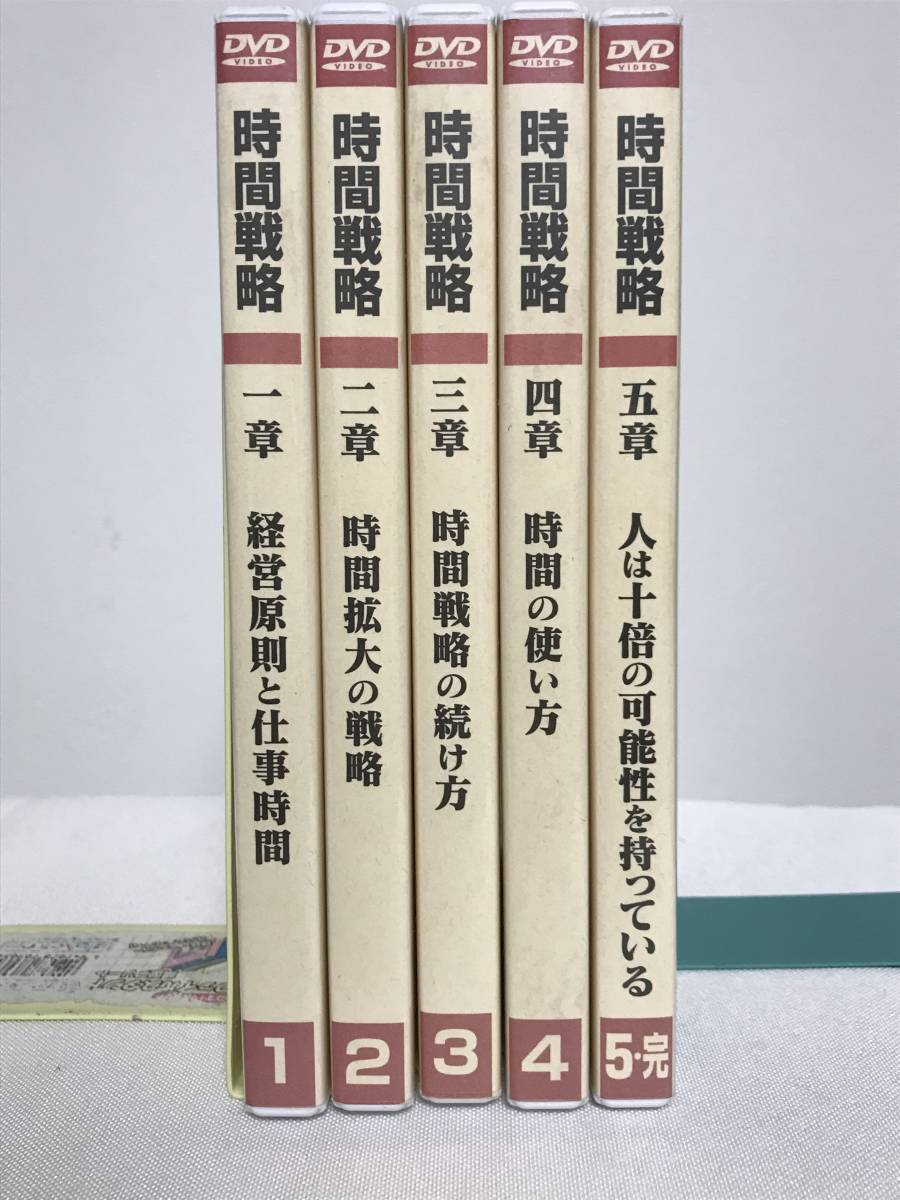 【積極社長の時間戦略】DVD全５巻　ランチェスター経営 竹田陽一★営業 ビジネス スキル_画像1