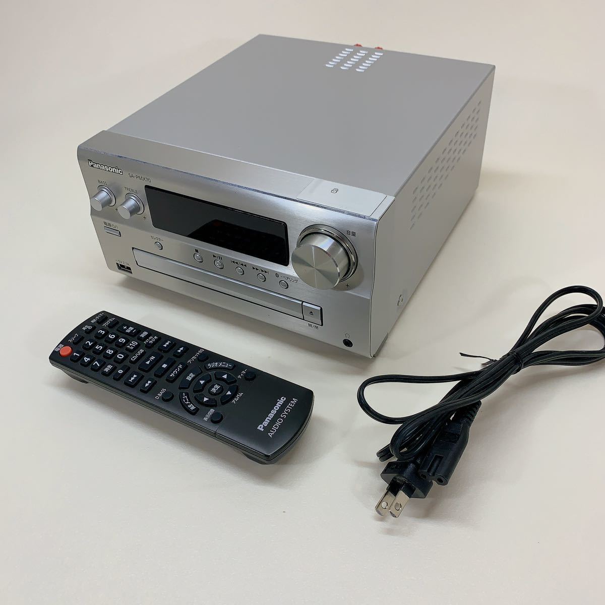 Panasonic CDステレオシステムSA-PMX70 リモコン付動作確認済