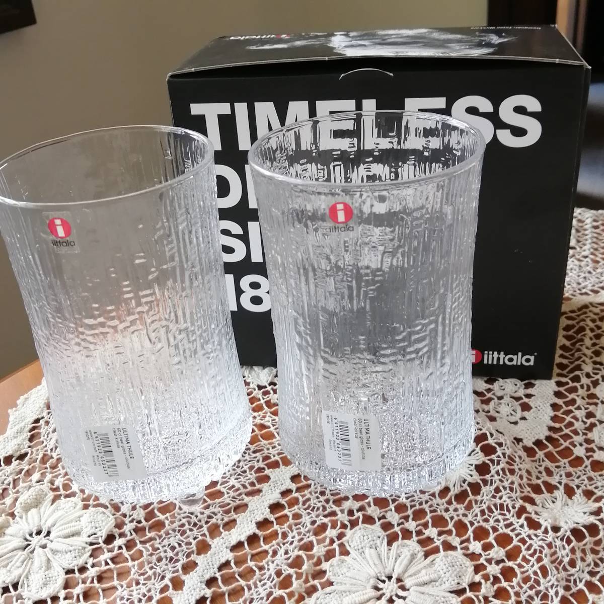 600ml　iittala　イッタラ　ビールグラス　クリア　ULTIMA THULE　ウルティマ ツーレ　ビアグラス　アイスコーヒー　麦茶_画像1