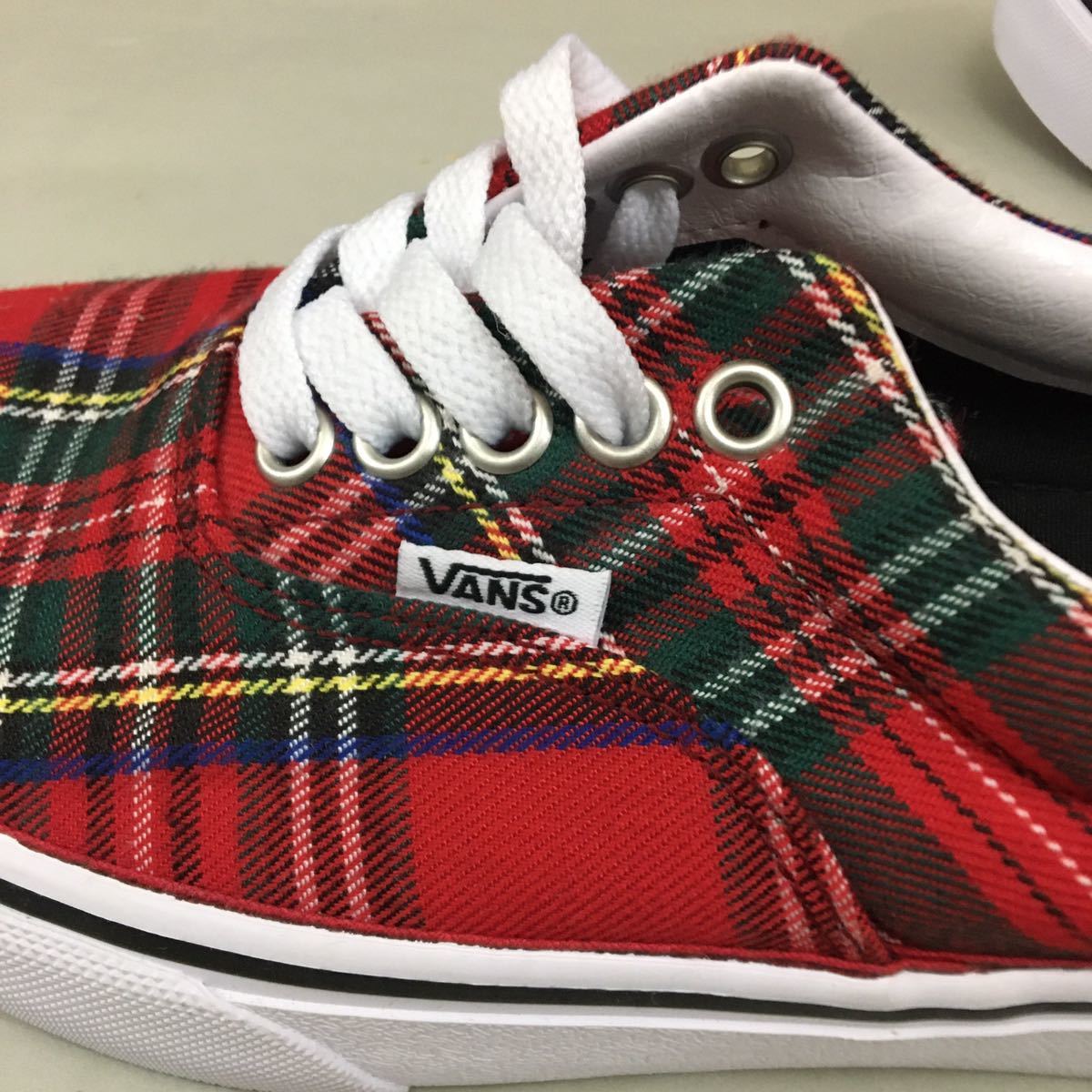 新品未使用】バンズ VANS エラ タータンチェック 紐 ローカット 新品未使用】バンズ VANS エラ タータンチェック 紐 ローカット