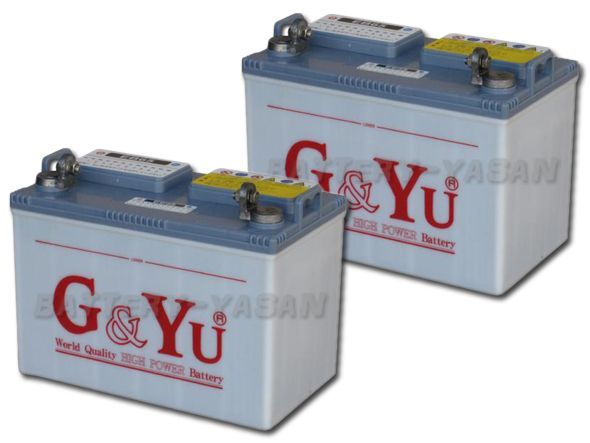G&Yu バッテリー EB-65 (12V) （お得な２個セット）_画像1